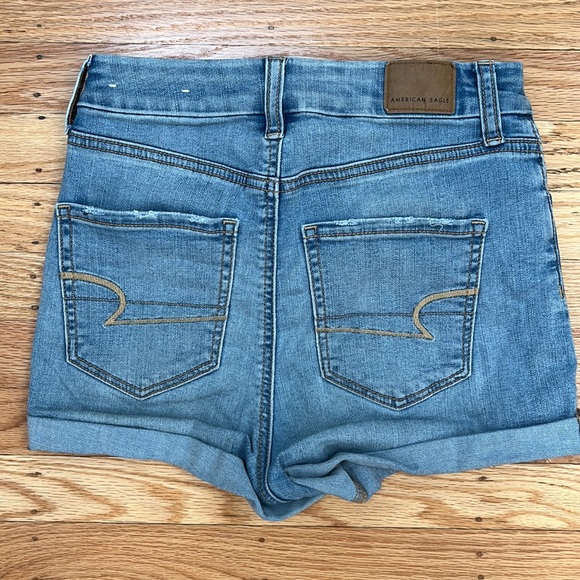 American Eagle Ne(x)t Level Stretch button fly denim shorts size 0 - Picture 4 of 4